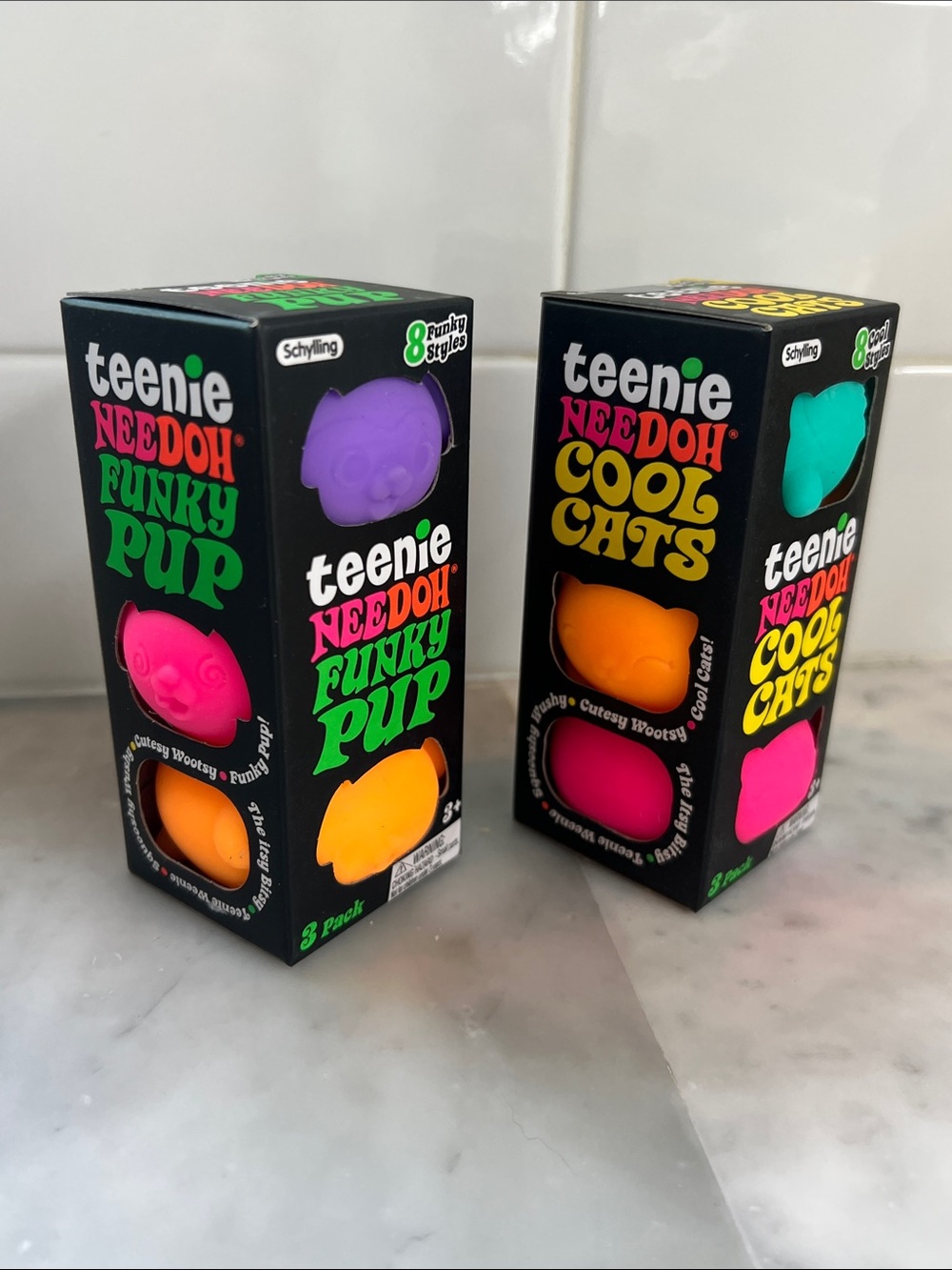 Teenie Needoh Funky Pup & Cool Cats Combo